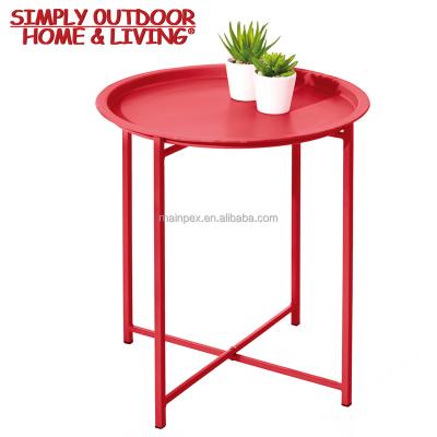 China Modern Cheap Folding Furniture Aluminum Frame Home Furniture Tray Table /Coffee Table for sale