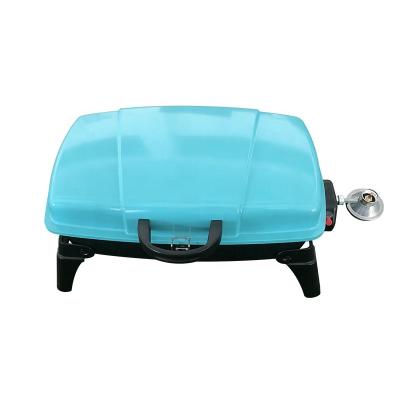 China New Arrival Tiffany&Co Propane BBQ Easily Assembled Blue Portable Folding Grill For Camping for sale