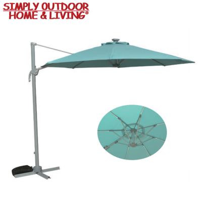 China Modern Outdoor Garden Patio Umbrella Seaside Cantilever Sun Umbrella for sale