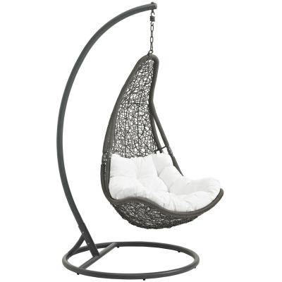 China Outdoor And Indoor Modern Swing Chair Rattan Chair Hanging Modern Chair for sale