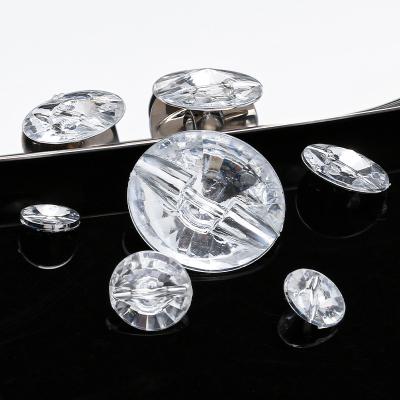 China Viable Wholesale Crystal Button Rhinestone Diamond Acrylic Upholstery Buttons For Sofa for sale