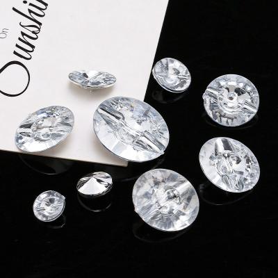 China Wholesale Viable Crystal Round Rhinestone Applique Buttons for Clothing and Sofa Accessories for sale