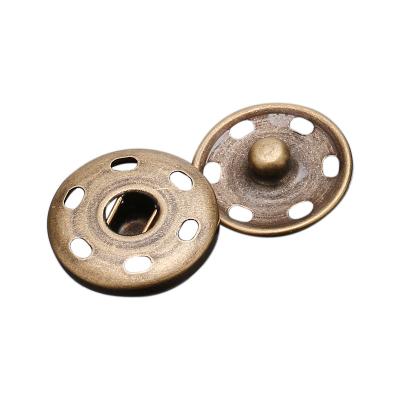 China Other metal snap press button 2 part hidden metal snap button kit for clothes hardware for sale