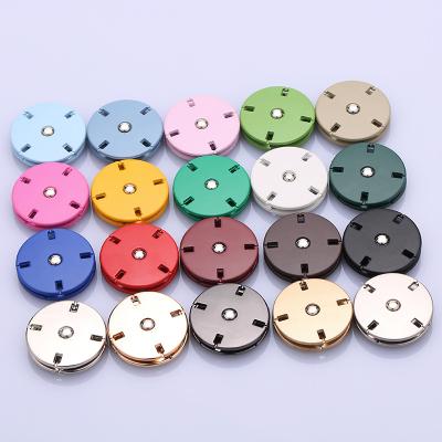 China Nickel Free Colorful Metal Snap Buttons Push Button Garment Accessories For Clothing for sale