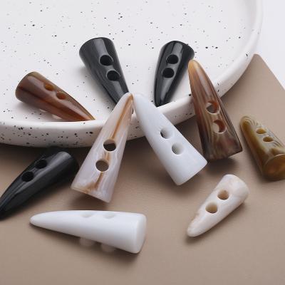 China Viable Decoration Sweater Coat Buffalo Horn Button Clothing Accessories Resin Buttons for sale