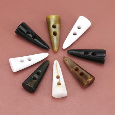 China Durable High Quality Cow Horn Button Textile Accessories Like Plastic Buckle For Coat for sale