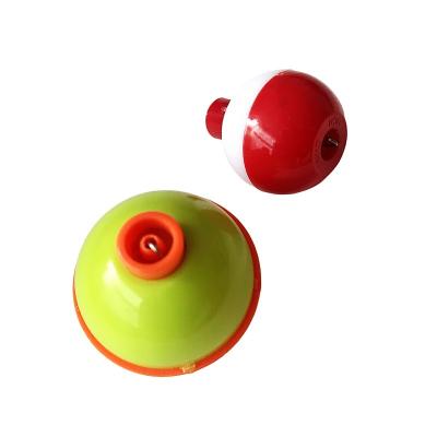 China ABS plastic Yousya Amazon Hot Sale Red White Round Ball Shape Fishing ABS Hard Plastic Snap On Hooked Float Bobber Buoy With Push Button for sale