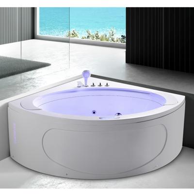 China Double Side Skirt (Left Skirt) India Bathtub Manufacture Acrylic Corner Bath With Handle for sale