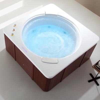 China Acrylic Double Side Skirt (Left Skirt) Hydrotherapy Bath Sanitary , Hydromassage Bathtubs for sale