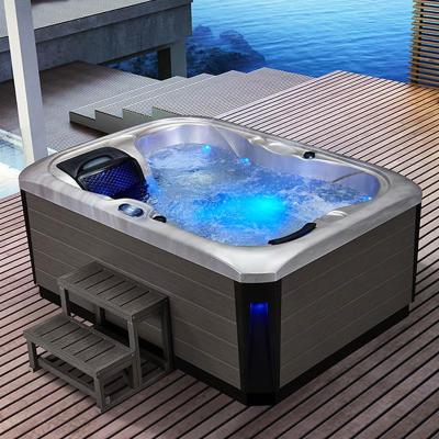 China Eco-friendly Material Outdoor Hot Tub Massage Spa Tube Traders Outdoor Hot Tubs Spas for sale