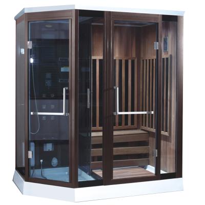 China Computer control panel zone steam sauna infrared for sale finnleo sauna rates portable sauna rooms steam 2 person for sale