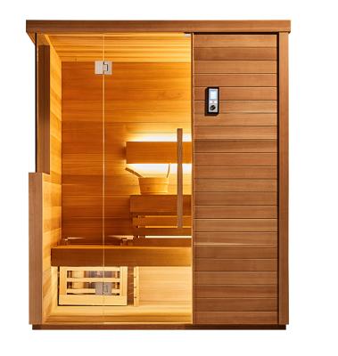 China Computer Control Panel Infared Sauna Glass Home Made Sauna Infrared Sauna Shower for sale