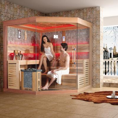 China With Diy Dry Room Large Transom Windows 4 Person Sauna Room HS-SR1242 for sale