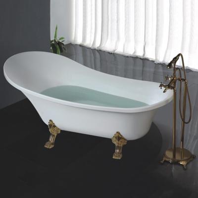 China HS-B512 modern freestanding classical acrylic freestanding bathtubs with feet prices for sale