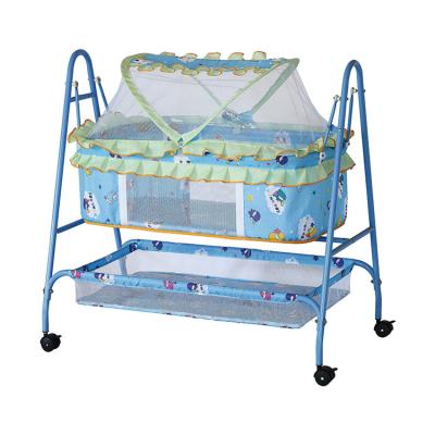 China Modern Newly Launched In 2021 Is A Versatile Portable Folding Swinging Bunk Bed For Comfort Crib for sale