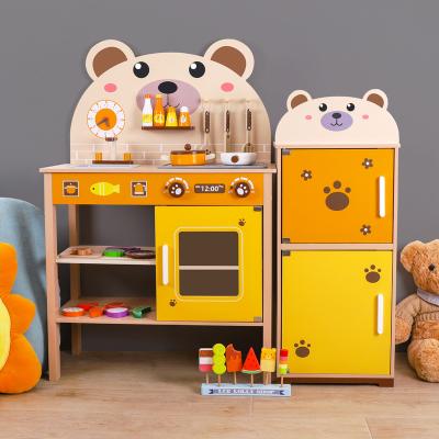 China Good Quality Wooden Kids Kitchen Sets Pretend Role Play Kids Kitchen Toy for sale