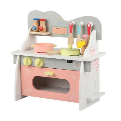 China Wholesale New Big Wooden Toys Baby Child Kids Wooden Kitchen Pretend Play Set Wooden Toys Kitchen Tools for sale