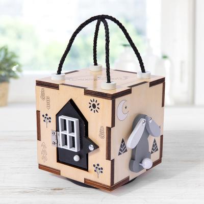 China 2022 Handcraft Villa 3d Miniature House Creative Baby Educational Toys KX080 for sale