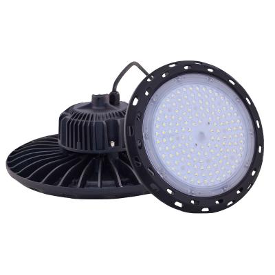 China Warehouse High Lumen 5years Warranty IP65 Indoor Industrial UFO Lamp 100W 150W 200W Led Lighting Fixture Warehouse High Bay UFO Pendant Light for sale