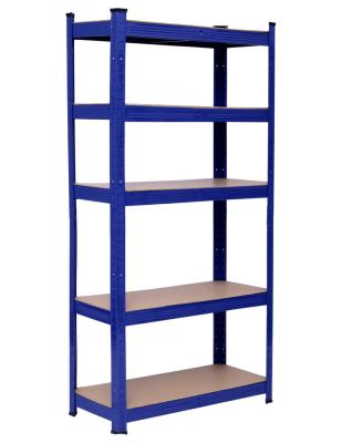 China Corrosion Protection KINDE Adjustable Metal Racking Shelves Boltless Racking Bookcases Shelving Display Shelves 150x75x30CM 650KG for sale