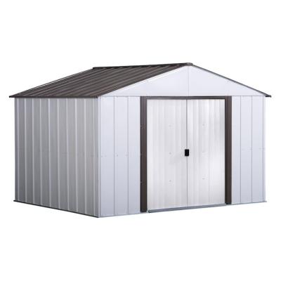 China Easily Assembled Modern Garden Shed Easy Assembly Tool Room 10 Ft X 8 Ft Galvanized Steel Storage Shed for sale