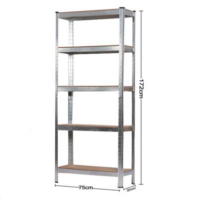 China Light Duty Corrosion Protection KINDE 5 Tier Metal Shelving Unit Adjustable Boltless Desktop Storage Racking Shelves 172*75*30CM*172x75x30cm Accept for sale