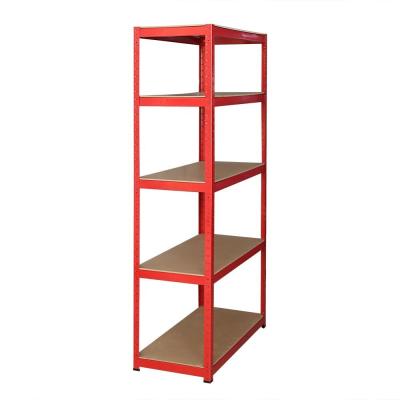 China KINDE Corrosion Protection Five Layers Metal Shelves Easy To Assemble Powder-Coated Boltless Shelving For Storage KPT43 for sale