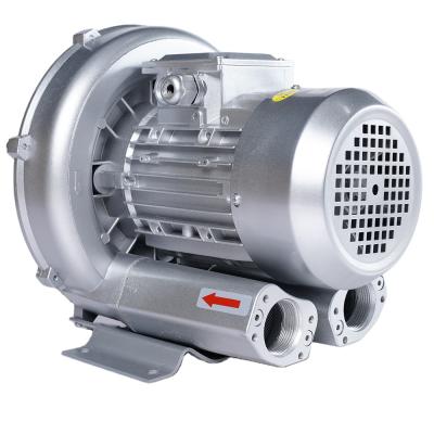 China High Pressure Industrial Blower Ring Blower Vacuum Compressor High Horsepower Blower For Aquaculture Single Phase for sale