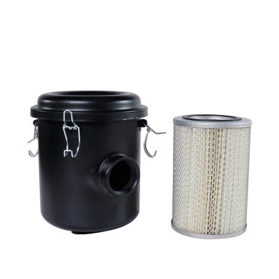 China Industrial Vacuum System Vacuum Pump Inlet Air Filter Barrel Bucket For Vacuum System for sale