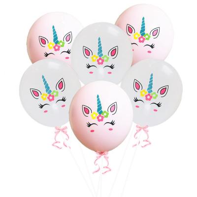 China Party Decration Balloons 12 Inch 2.8G Unicorn Latex Balloon Colorful Custom Logo Baby Birthday Party Decoration Balloon /baloon/Balloon for sale