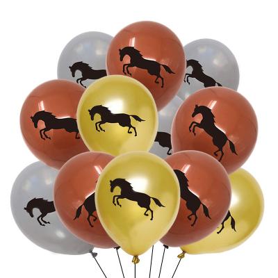 China Party Decration Balloons Hot Sale High Quality Decorative Latex Balloon Theme Retro Printed Balloon for sale