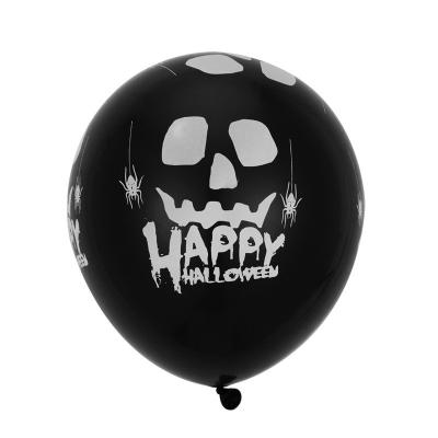 China Party Decration Balloons Funny Party Decoration Balloon Halloween Latex Ghost Festival Skeleton Thickened Latex Balloon for sale