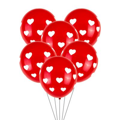 China Party Decration Balloons OEM Balloon Printing Personalized Custom Logo Balloons Printing Heart Shaped Latex Balloons For Valentine's Day Wedding for sale