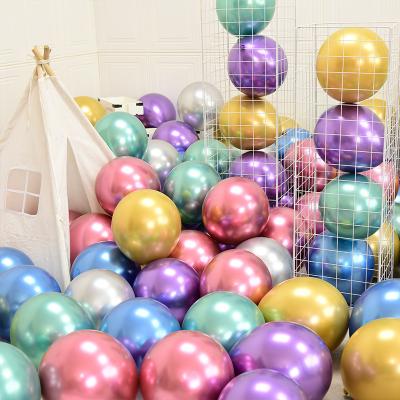 China Party Decration Balloons Hot Sale Metal Balloon12inch Metallic Latex Balloons Birthday Wedding Party Decorations Chrome Metallic Balloon for sale