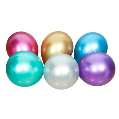 China Party Decration Balloons Wholesale Shiny Metal Pearl Balloons Happy Birthday Mothers Day Chrome 12 Inch Metallic Balloons for sale