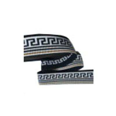 China Durable High Quality Jacquard Ribbon Polyester Ribbon Polyester Elastic Webbing 1cm-3.8cm for sale