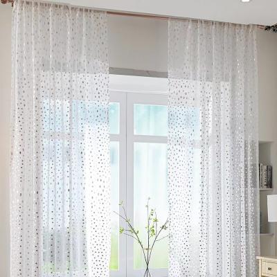 China Luxury Semi Sheer Blackout Curtains Curtains Factory Directly Foil Printed Window Curtain For Living Room For Bedroom For Home for sale