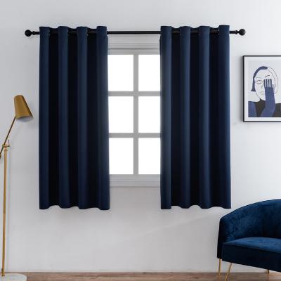 China Luxury Modern Blackout Curtains Blackout Fabric Blackout Polyester Polyester Curtain For Living Room for sale