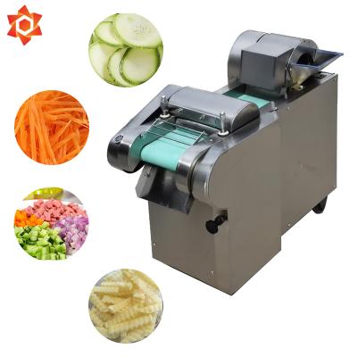 China Snack Plant QC-660 Vegetable Cutter Banana French Fries Potato Fries Vegetable Onion Cutting Machine for sale