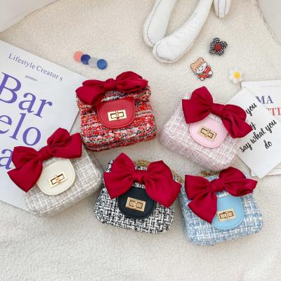 China Kawaii Small Large Bow Charater Bow Coin Purse Cute Waterproof Cute Wallet Pouch Kawaii Girl Toddler Kids Mini Cross - Back Body Bag Coin Purse for sale