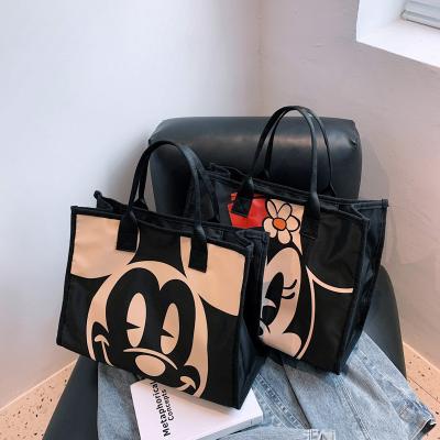 China Waterproof 2022 famous designer cartoon character minnie duck mouse tote bag luxury famous brand designer cartoon character minnie duck mouse tote bag women ladies mickey mouse handbag for sale