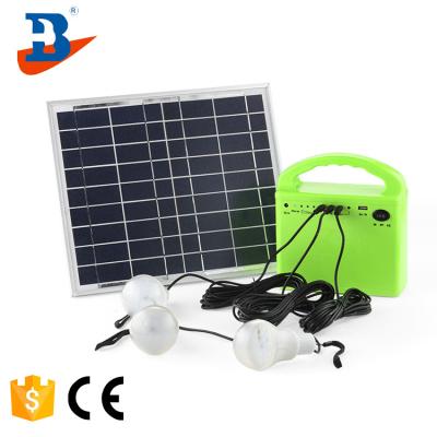 China High Efficiency Home Portable Camping Solar Mini Light Kit for sale