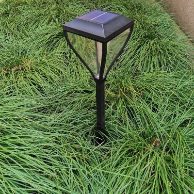 China Post Light Outdoor Garden Solar Power Pillar Lamp Yard Lights Waterproof Square Garden Light for sale