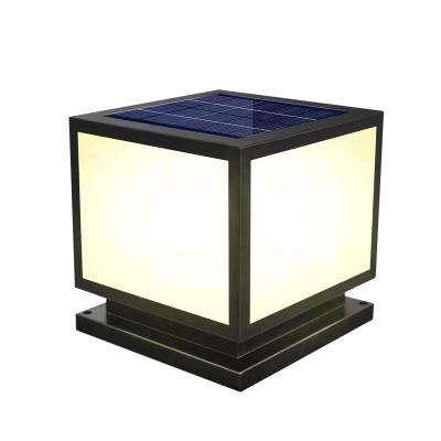 China Detachable Outdoor Waterproof Assembly Post Solar Powered Led Pillar Light LED Solar Lights for sale