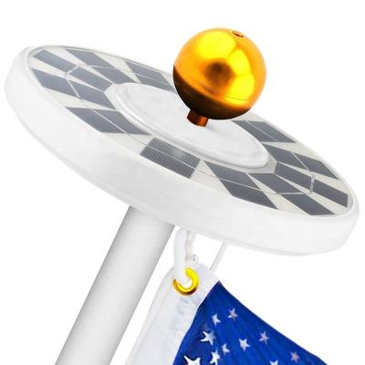 China Garden Solar Flag Pole Light, Brightest 128 LED High Lumen Powered Flag Pole Kit with Big 11 Solar Panel for sale