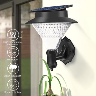 China Garden Trimming Waterproof Outdoor Street Fence Solar Panel Solar Powered Wall Lamp Pathway Solar Wall Lamp for sale