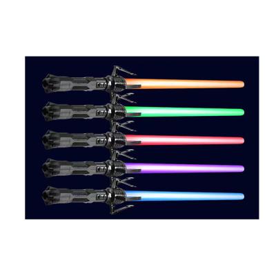 China Plastic The Most Popular Electronic Component Light Up Swords Toys Sequin Red Light Saber for sale