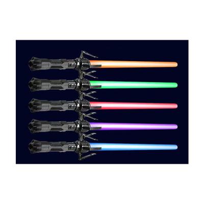 China Plastic Factory Supplying Seven Color Saber Toy Sword Light With Flashing Led Lights for sale