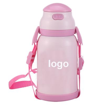 China Creative Viable Portable Kids Water Bottle Cartoon Cups With Leak-proof Outdoor Children's Cups Thermos Vacuum Flasks for sale