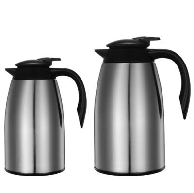 China 1.5/2L PORTABLE Vacuum Thermos Stainless Steel Pot Coffee Carafe Tea Coffee Pot S/S for sale